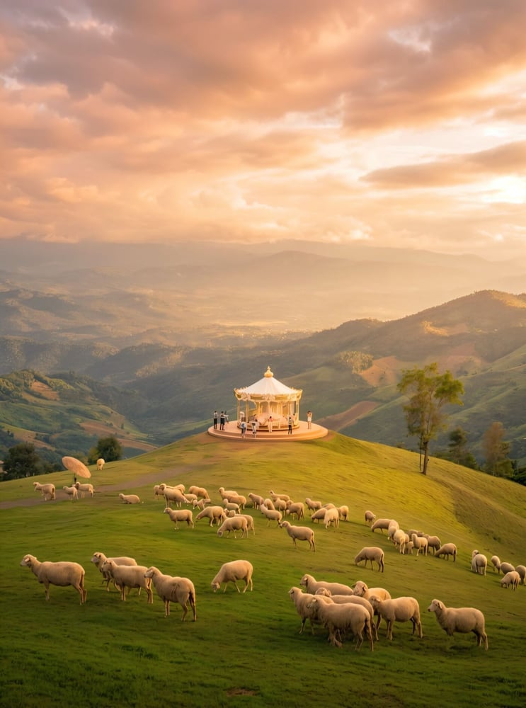 Akha FarmVille in Chiang Rai: Mountain Views, Sheep Encounters & Café Charm