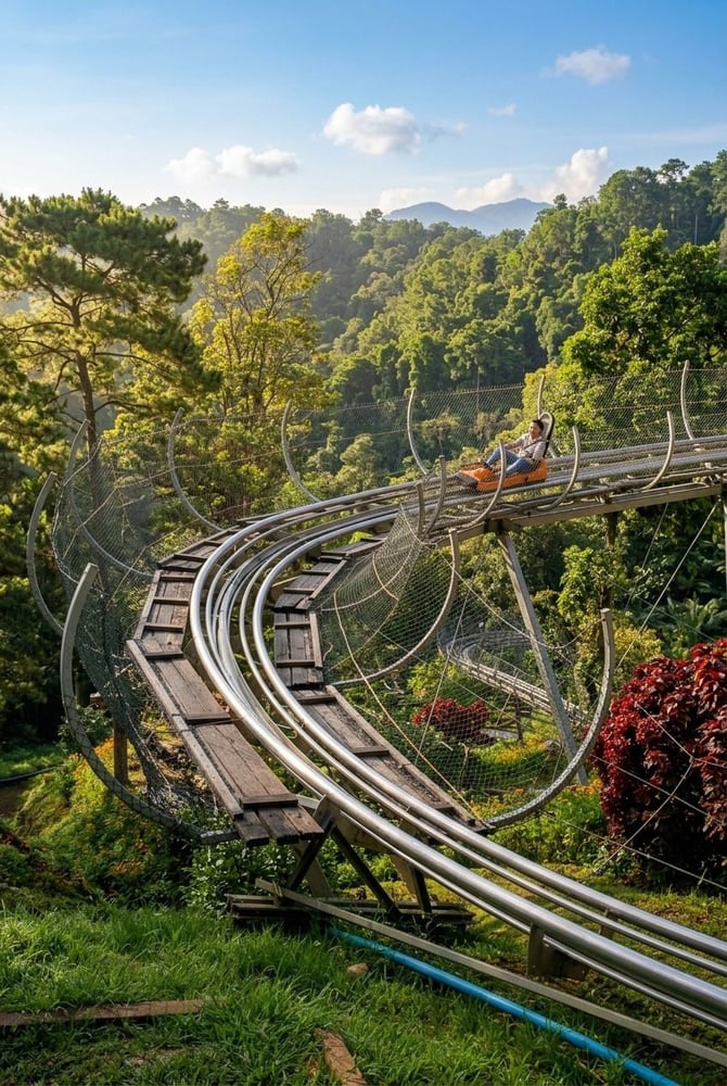 Pong Yang Jungle Coaster & Zipline in Chiang Mai: Jungle Thrills, Scenic Views & Outdoor Fun
